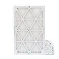 6 Pack of 14x25x1  13 Pleated Air Filters by Glasfloss. Actual Size: 13-1/2 x 24-1/2 x 7/8