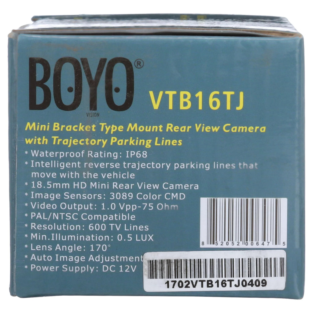 VTB16TJ Reverse Camera with Trajectory Parking Lines