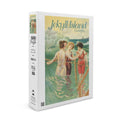 Jekyll Island, Georgia, Women in Wading on Beach, Vintage Poster (19x27 inches, Premium 500 Piece Jigsaw Puzzle for Adults and Family, Made in )