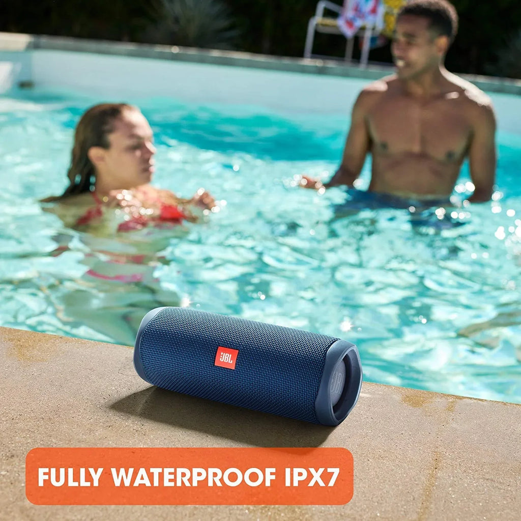 Flip 5 Waterproof Portable Wireless Bluetooth Speaker Bundle with Hardshell Protective Carrying Case (Camo)