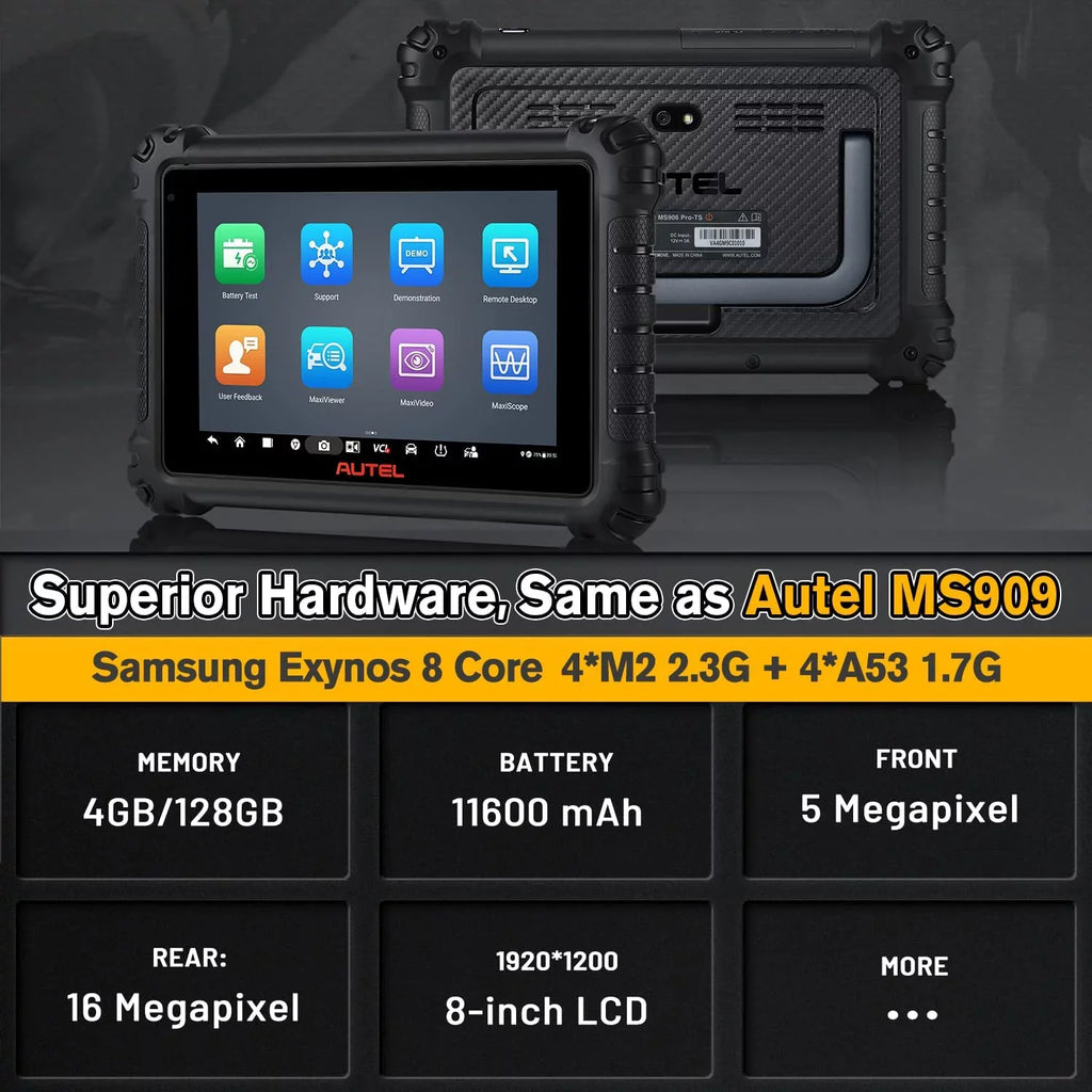Autel MaxiSYS MS906 Pro Car Diagnostic Scanner, Upgrade of MS906BT/MK906BT,  Coding, Bi-Directional Control
