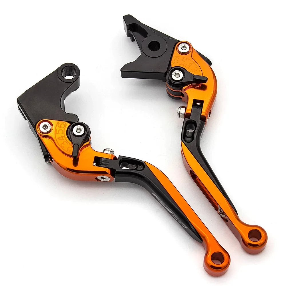 Folding Extendable Brake Clutch Levers for 1090 Adventure/R 2017-2018, Adventure 1050 2016, 690 Dk///690 Enduro R 2014-2020, 690  R 2019, 701 Supermoto/Enduro 2017-2020