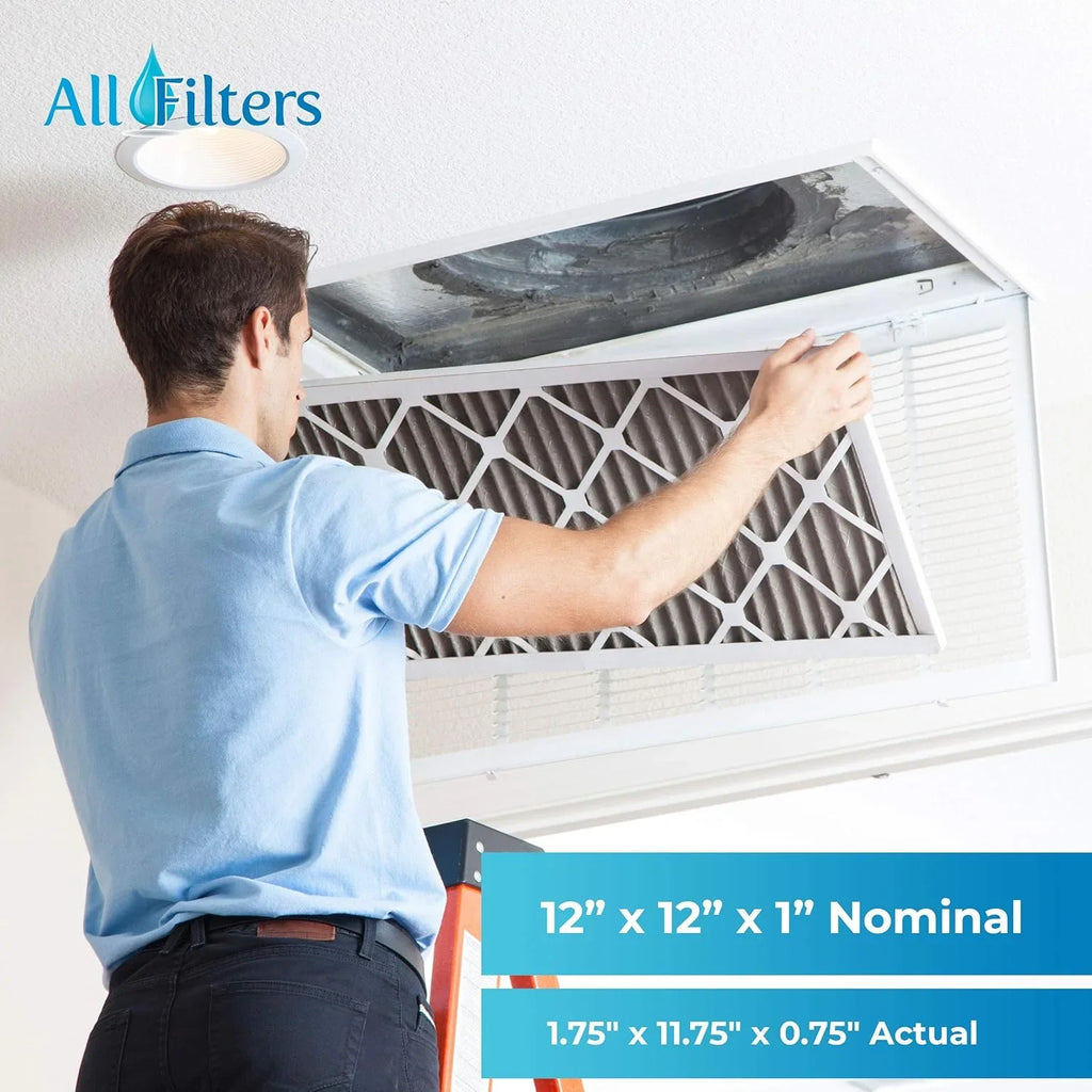 12X12X1  11 Pleated Air Filters - Made In (6 Pack)