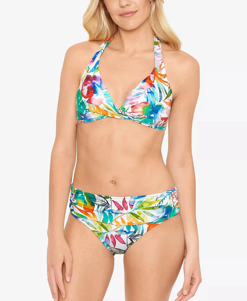 Ralph Lauren   Shirred-Band Hipster Bikini Swim Bottom,  14