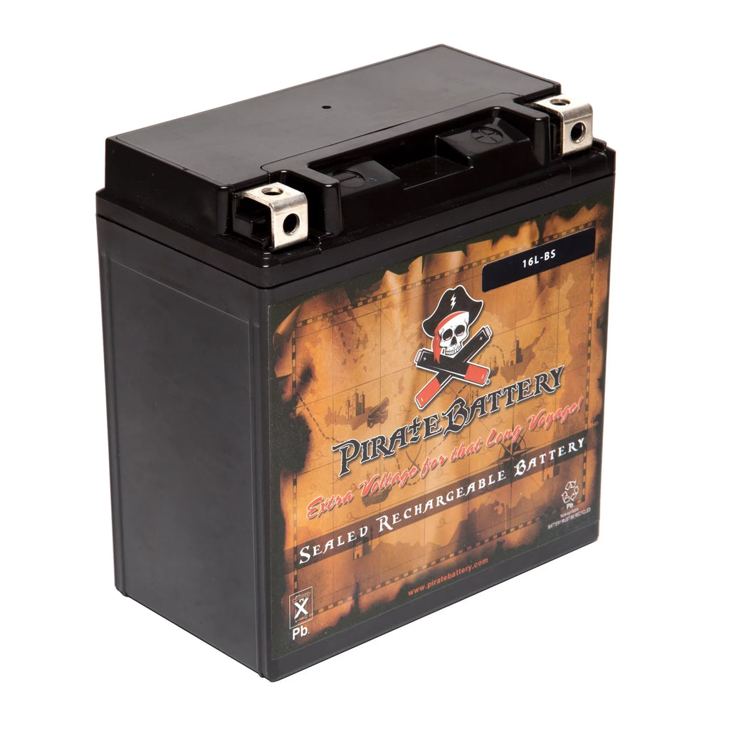 Pirate Battery Ytx16l-bs (16l-bs 12 Volts,14 Ah, 230 Cca) Jet Ski Battery for Yamaha Wave Runner 1997