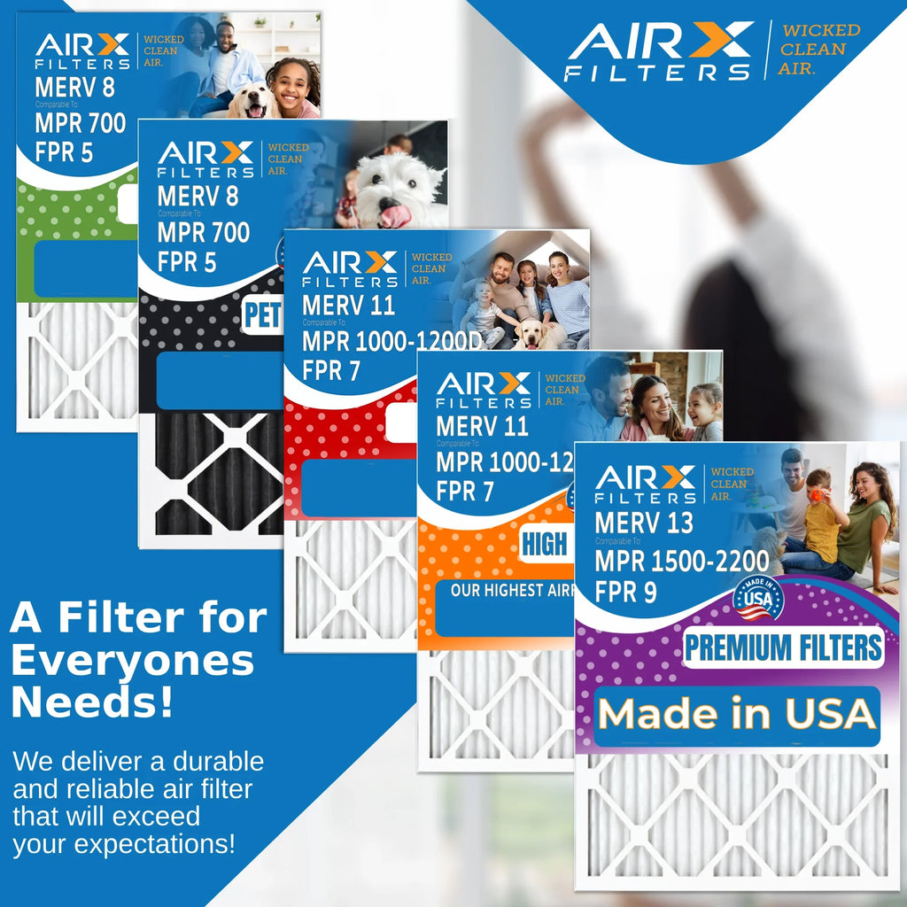 12x12x1 Air Filter  13 Comparable to  1500 - 2200 &  9 Electrostatic Pleated Air Conditioner Filter 4 Pack   Premium  Made 12x12x1 Furnace Filters by     .