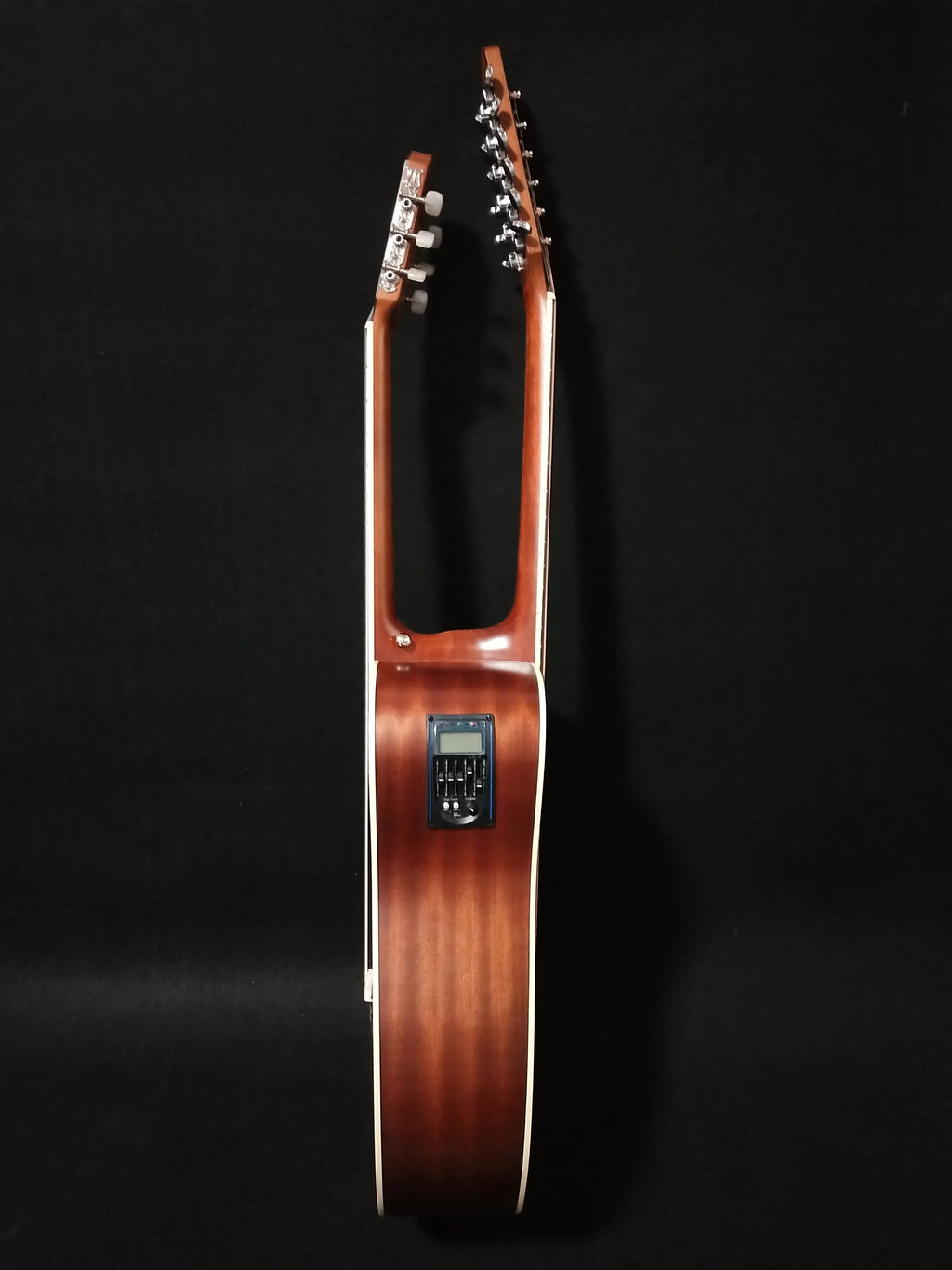 12/6 Strings Acoustic Double Neck, Double Sided Busuyi Guitar 2021  Sunset