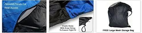 Weatherproof Jet Ski Covers for Yamaha Wave Runner  1200 Ltd 1999-2000 - Blue/Black Color - All Weather - Trailerable - Protects from Rain, Sun, and More! Includes Trailer Straps and Storage Bag