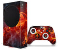 WraptorSkinz Skin Wrap compatible with the 2020  Series S Console and Controller Fire Flower (  )