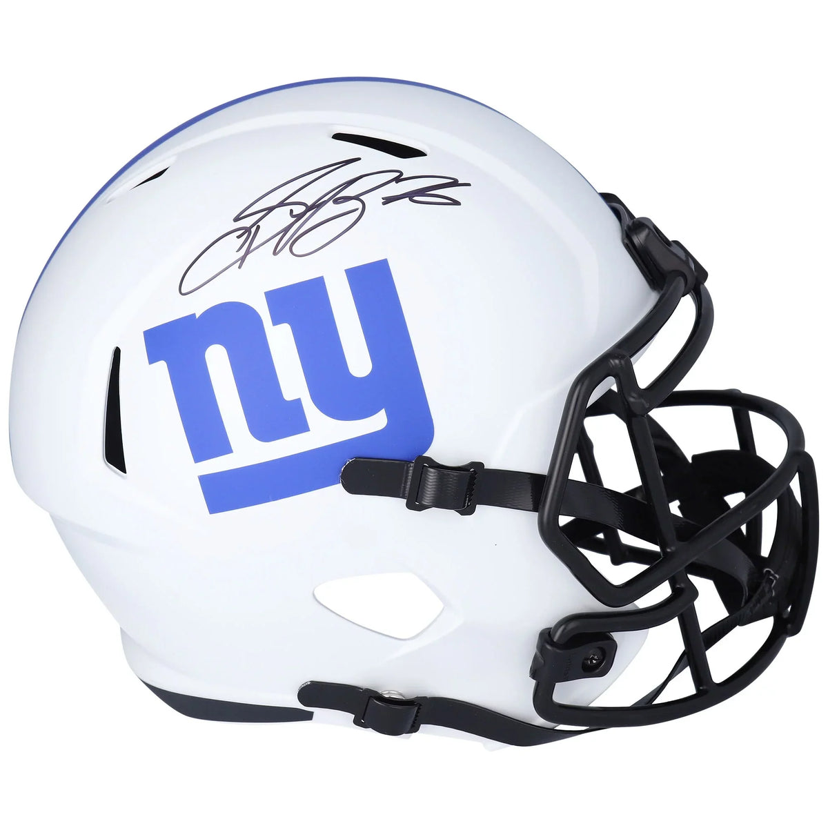 Saquon Barkley New York Giants Autographed Riddell Lunar Speed Replica Helmet