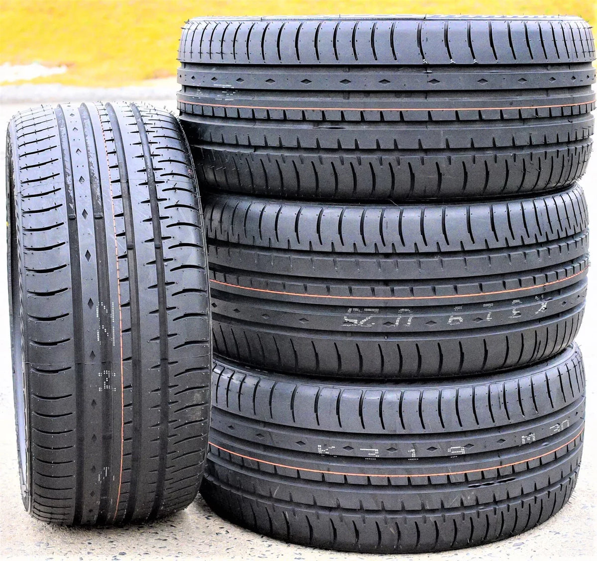 Pair of 2 () Accelera Phi 235/40ZR18 235/40R18 95Y  A/S High Performance Tires Fits: 2012-18 Ford Focus Titanium, 2017-23 Honda Civic Sport Touring