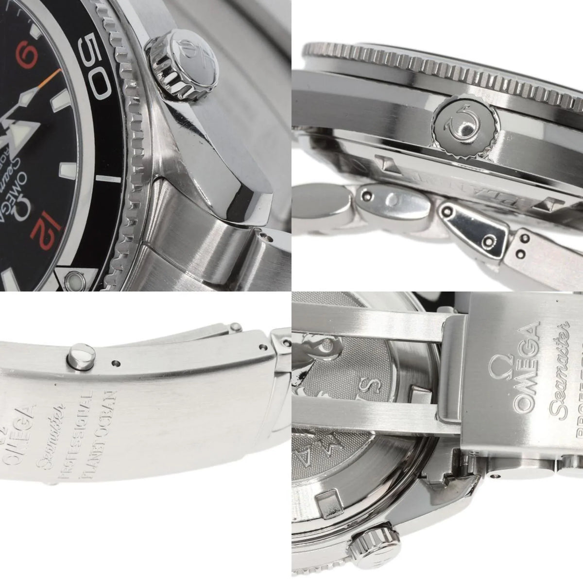 Pre-Owned Omega 2201.51 Seamaster Planet Ocean Co-Axial Watch Stainless Steel/ Men's  (Good)