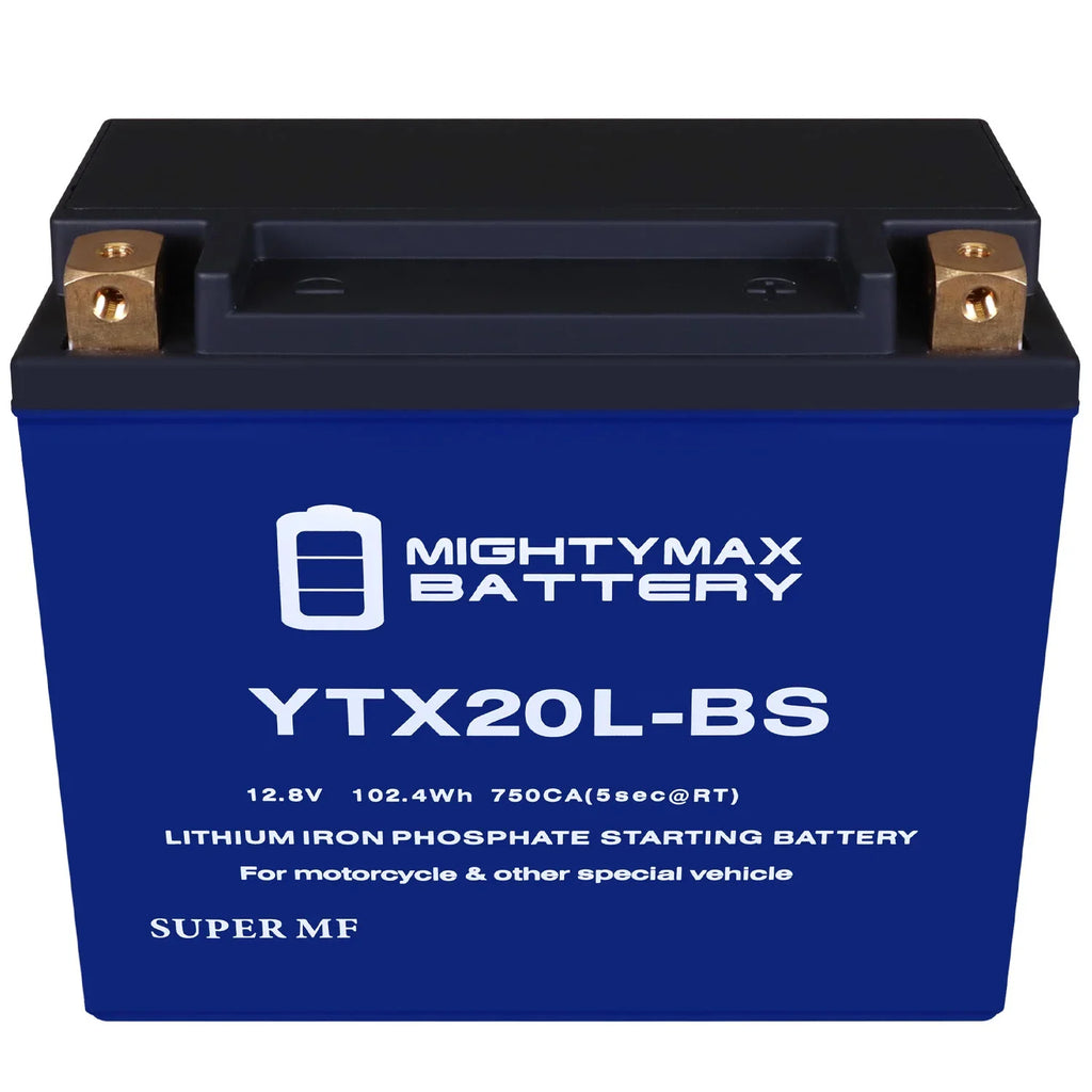 YTX20L- Lithium Replacement Battery compatible with SeaDoo All Models  4-,  94-07