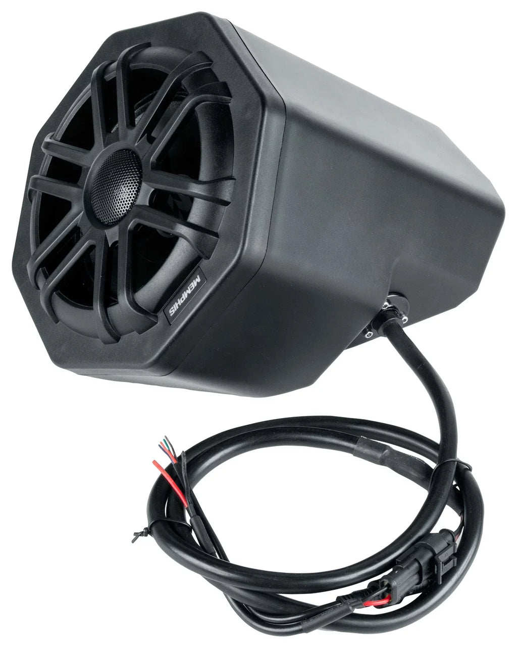 (2) Memphis Audio GEN65FE Pods+ Tower Speakers+Amp For 2016+ Polaris General