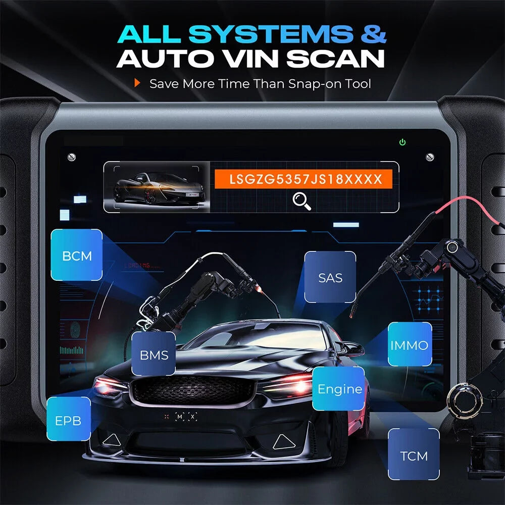 Autel Scanner MaxiPRO MP808S Car Diagnostic Scan Tool All System Diagnostics  Coding, Active Test, 36+ Service, Upgraded of MP808/ MP808BT/ MK808