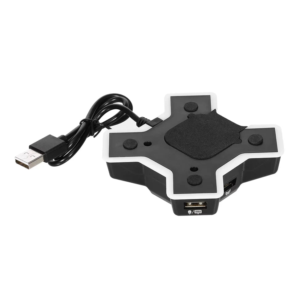 Andoer  Adapter  Mobile Gaming Keyboard and Mouse Converter Plug and Play Replacement for N Switch/Xbox One/ / PS3 Black