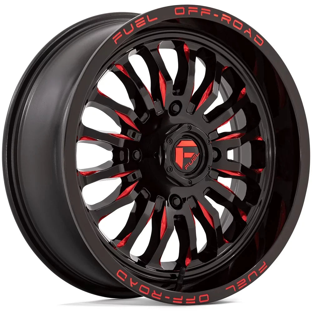 Fuel  18" Wheels Red 40" MotoRavage  Tires Kawasaki Teryx Mule