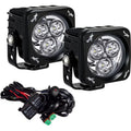 Vision X Lighting CG2-OPM310KIT 3.0 in. Square 3  Cannon CG2 Lights - Pack of 2