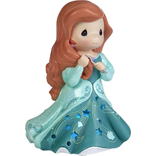 Precious Moments Disney Princess Ariel  Cutout Dress Musical Figurine #192111