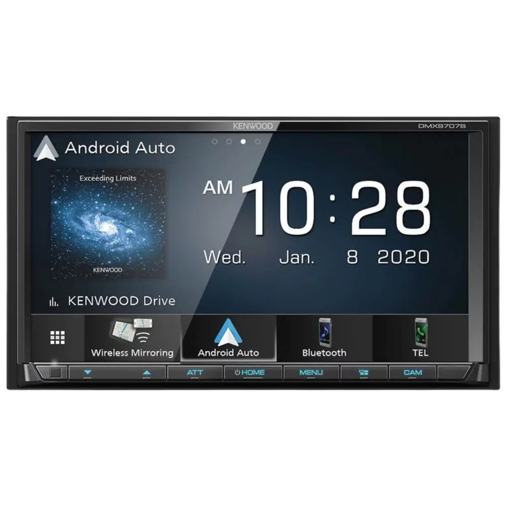 New Kenwood DMX9707S 6.95" Multimedia Receiver and -230 Universal Backup Camera