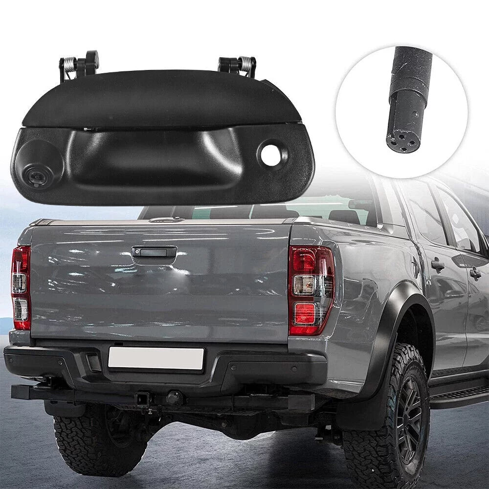 Rear View Backup Camera Kit w/ Wiring & Tailgate Handle For 97-07 Ford F150 F250