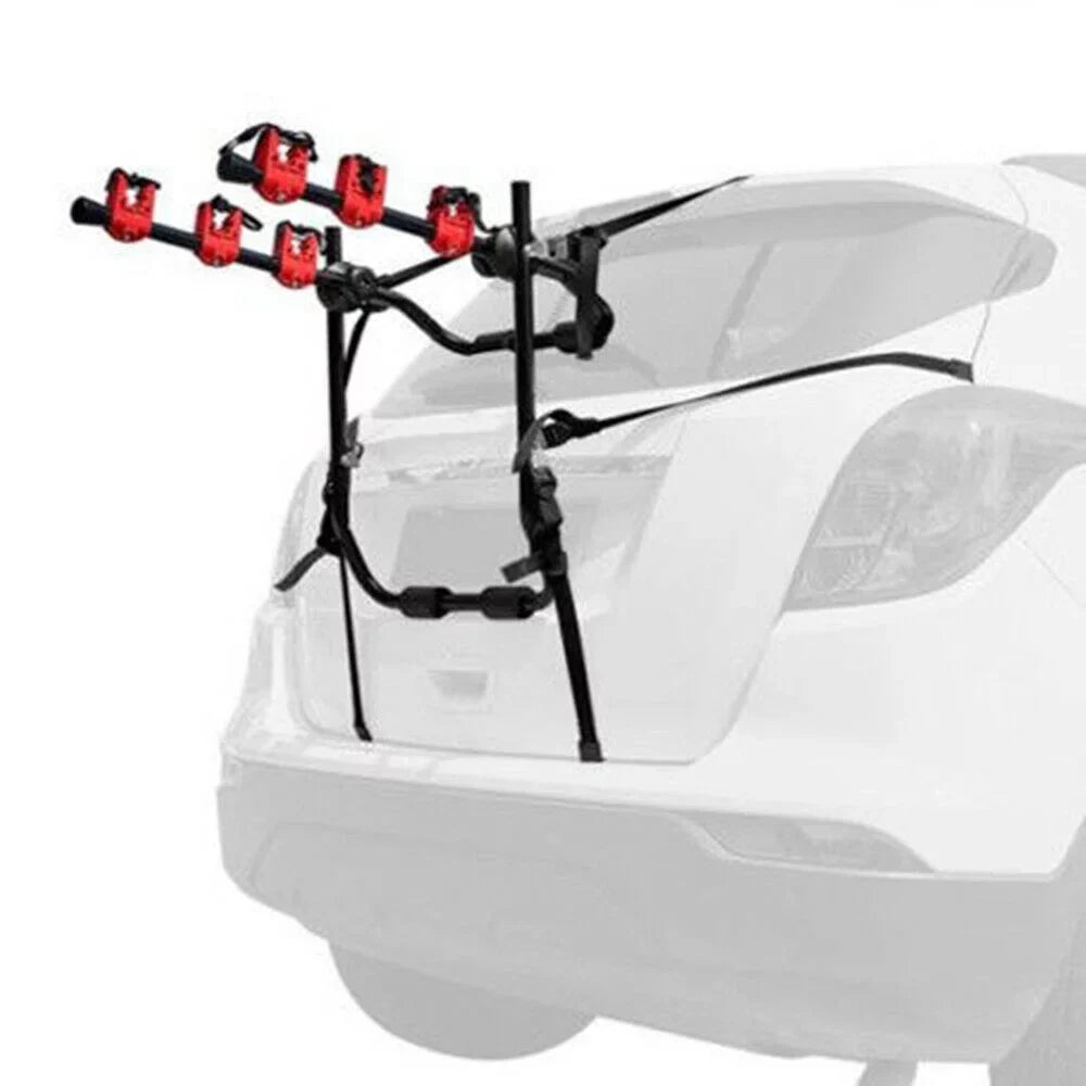 Loyalheartdy Foldable Bike Hitch Mount Rack 3-Bike Carrier Trunk Mount Rack for Car Minivan  Truck Max Load 44.09