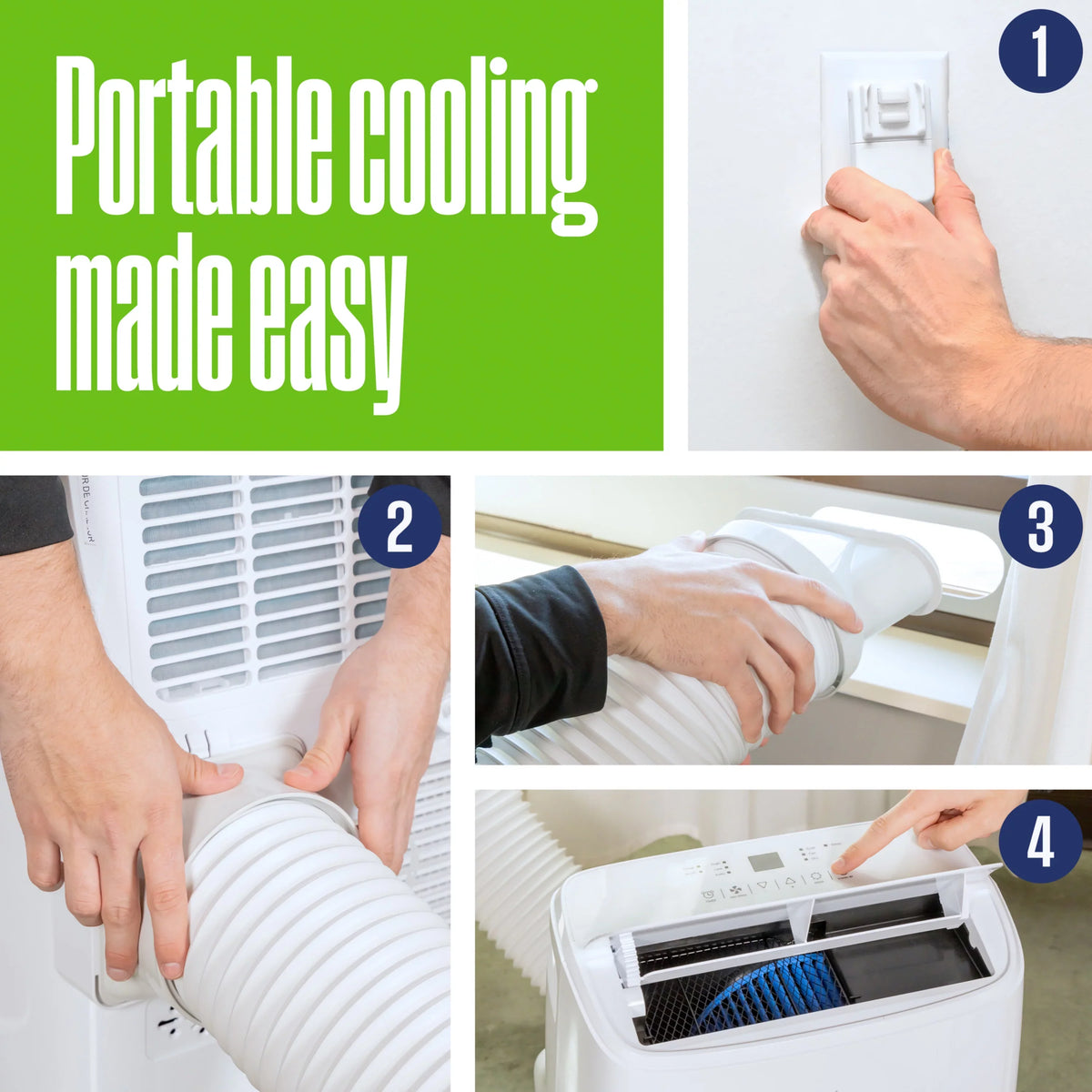 Westinghouse 14,000  Portable Air Conditioner with Dehumidifier with Remote & Smart App, up to 700 Sq Ft