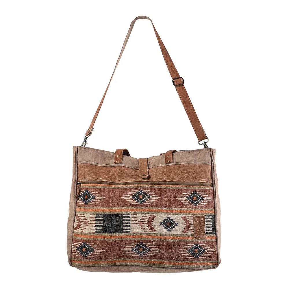 KB249  Upcycled Wool Upcycled Canvas Genuine Leather women bag western handbag purse