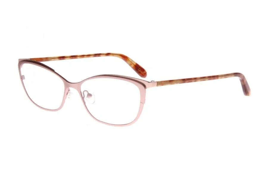 Gisselle Eyewear Rose Pink  Eyeglasses 55/15/145 with Case