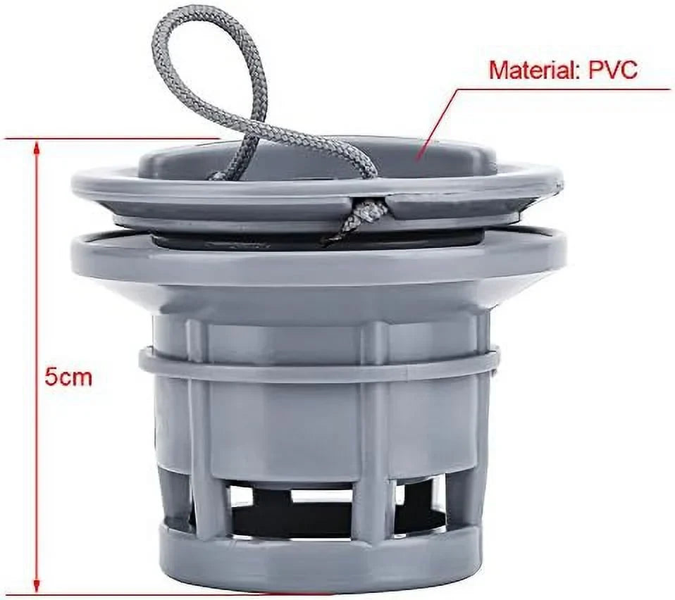 Boat Air Valve, Air Plugs  Durable Air Gas Valve Cap Replacement for Inflatable Boat Dinghy Kayak Canoe
