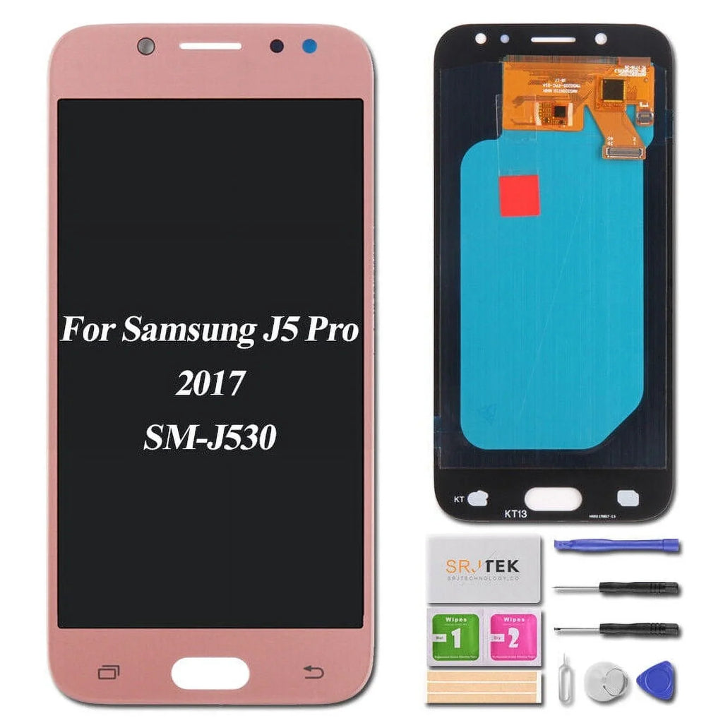 Screen Replacement For  Galaxy J5 Pro 2017 J530  Display Touch Digitizer Assembly Repair Parts(Pink)