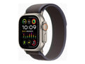 Apple Watch Ultra 2 - 49 mm - titanium - smart watch with Trail Loop - nylon weave - blue/black - band size: M/L - 64  - Wi-Fi, , , Bluetooth - 4G - 2.17 oz