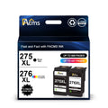 275XL 276XL 275 Ink Replacement for Canon Printer Ink 275 276 Combo Pack -275 -276 Compatible with Canon  TR4720 TR4722 TS3522 TS3520 TS3500 Printer(1 Black,1 Tri-Color)