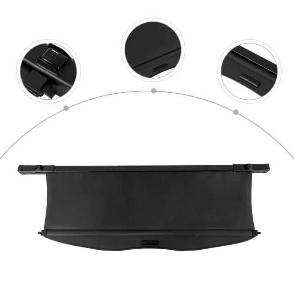 For 2020-2022 Toyota Highlander Rear Trunk Shield Cargo Shade Security Cover