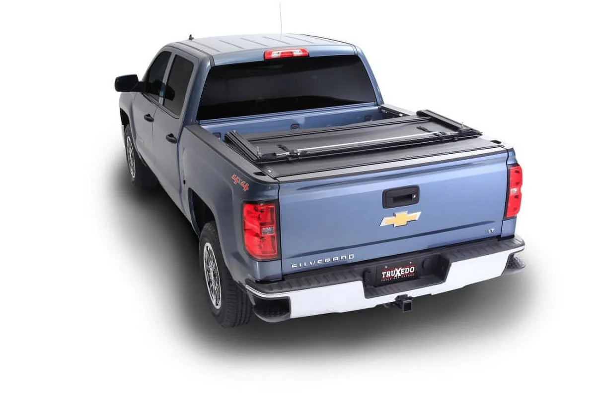 TruXedo Deuce Hybrid Truck Bed Tonneau Cover | 771501 | Fits 2007 - 2014 Chevy/ Silverado/Sierra 3500HD, Dually, w/Bed Caps 8' 2" Bed (97.6")