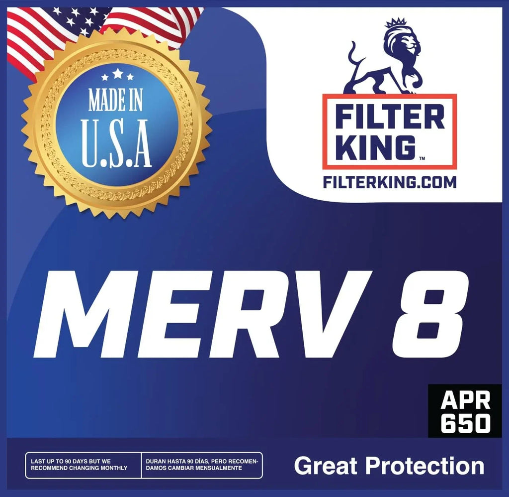 Filter King 23.5x33x1a Air Filter | 4- |  8  Pleated A/C Furnace Filters |    | Actual Size: 23.5 x 33 x .75"