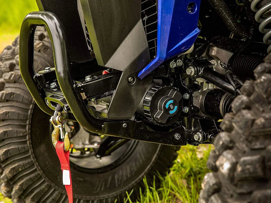 SuperATV 3500 lb Black Ops Winch with Heavy Duty Winch Mounting Plate for 2019+ Honda Talon 1000X / 1000R 2020+ Talon 1000X-4 Complete Kit Ready for Install! 3500 lb. Winch Included