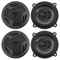 (4) Rockville RV5.3A 5.25" 3-Way Car Speakers 1200 Watts/200 Watts   Rated