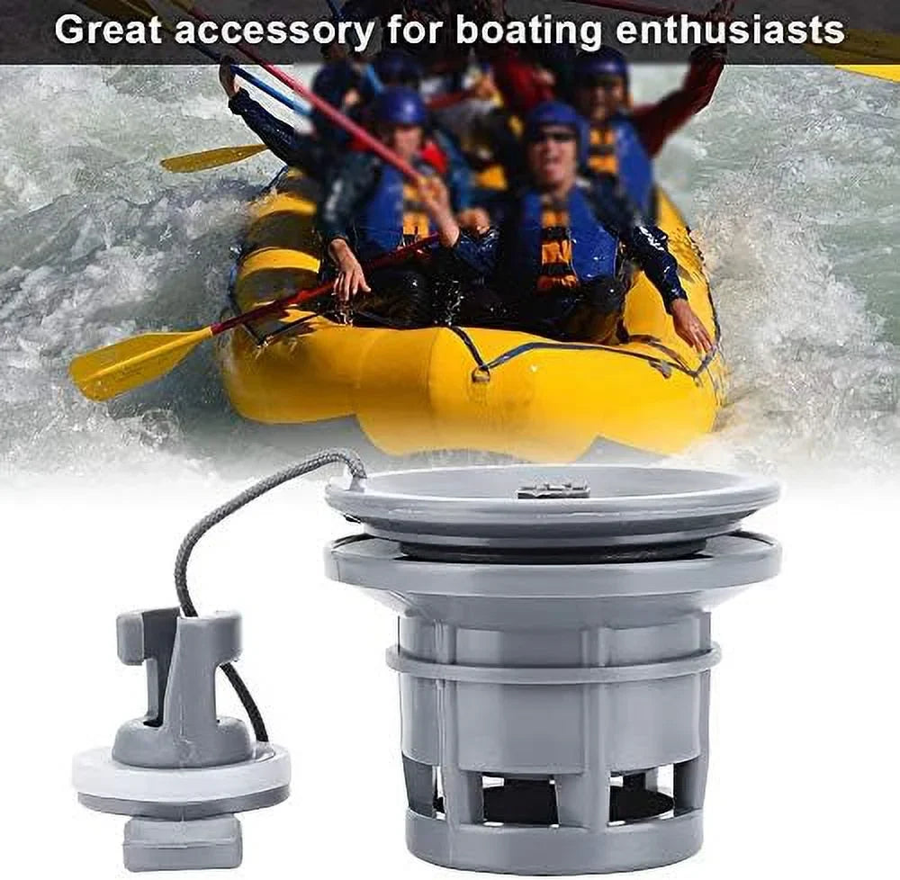 Boat Air Valve, Air Plugs  Durable Air Gas Valve Cap Replacement for Inflatable Boat Dinghy Kayak Canoe