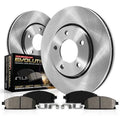 Power Stop Rear Stock Replacement Brake Pad and Rotor Kit KOE7742 Fits 2018 Mazda -9