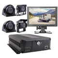 4 Channel H.264 2.0MP 1080P  Mobile Vehicle Car   Video Recorder Kit with Night Vision Waterproof Side Front Rear View Car Camera 10 inches Screen