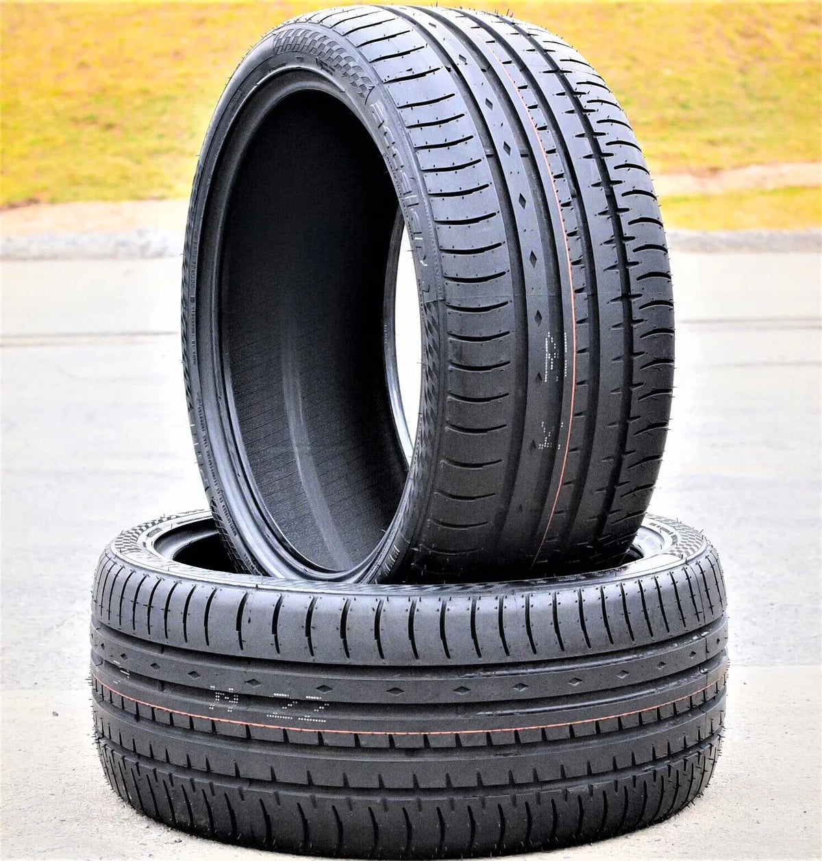 Pair of 2 () Accelera Phi 235/40ZR18 235/40R18 95Y  A/S High Performance Tires Fits: 2012-18 Ford Focus Titanium, 2017-23 Honda Civic Sport Touring