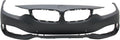 Front   Compatible For  4- 2014-2017 Primed with  Sensor and Camera Holes Convertible/Coupe/Hatchback
