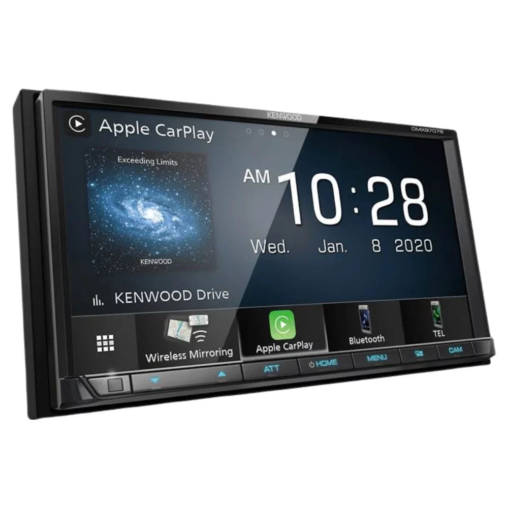 New Kenwood DMX9707S 6.95" Multimedia Receiver and -230 Universal Backup Camera