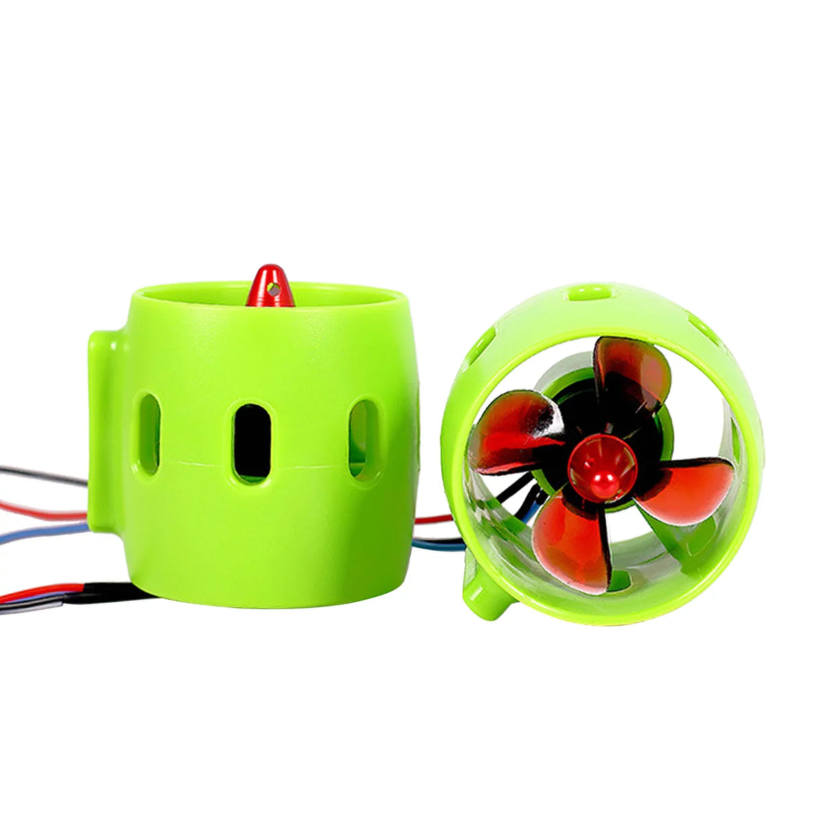 1000KV Underwater Brushless Motor Clockwise with with 4-Blade Propellers 12-24V Waterproof Electric Motor Drive Engine for  Bait Boat Nest Ship