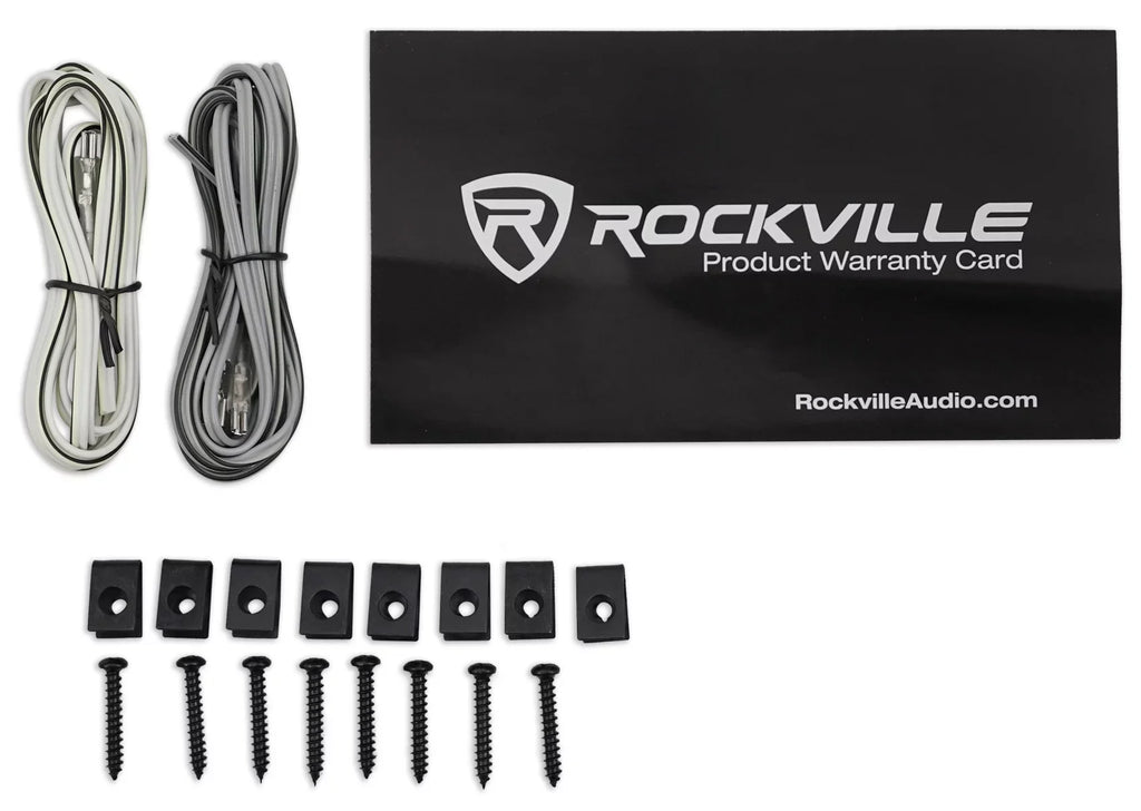 (4) Rockville RV5.3A 5.25" 3-Way Car Speakers 1200 Watts/200 Watts   Rated