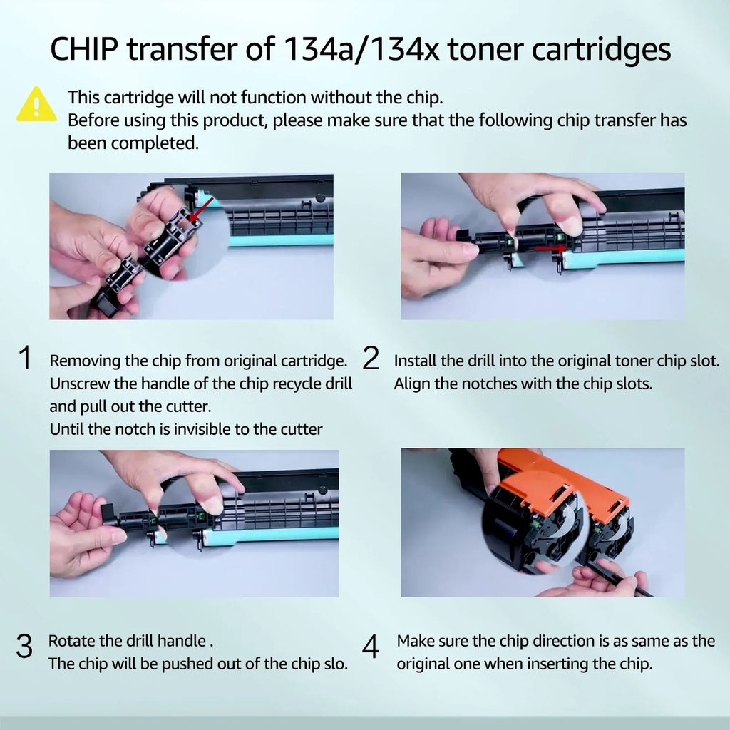 8 Compatible for  134A W1340A (No Chip) Black Toner Cartridge Replacement with  Laserjet M209dw  M234dw M234sdw M234sdn Printer