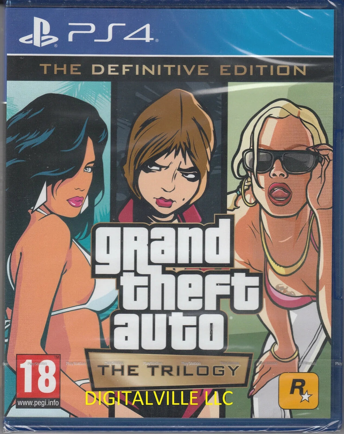 Brand New Sealed Grand Theft Auto Trilogy PS4 Definitive