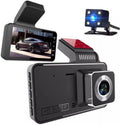 Bileeko Car  4" 1080P Dual Lens Dash Cam Video Recorder Camera for Car Pickup Truck   Van