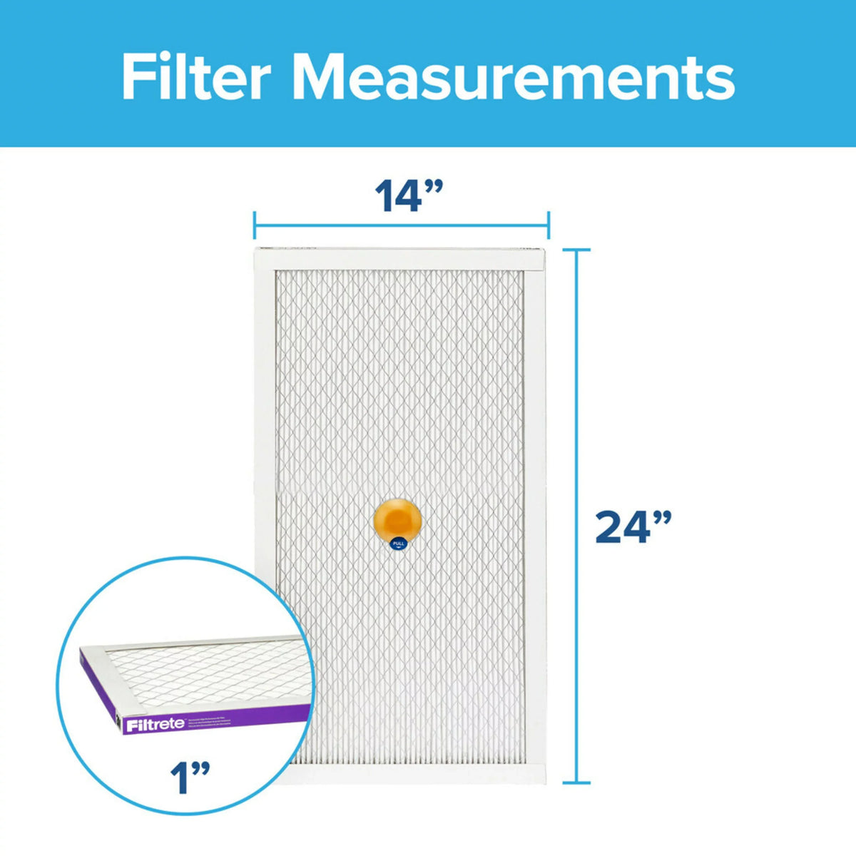 Filtrete by 3M Smart 14x24x1,  12, Allergen, Bacteria & Virus  Air and Furnace Filter, 1500 , 4 Filters